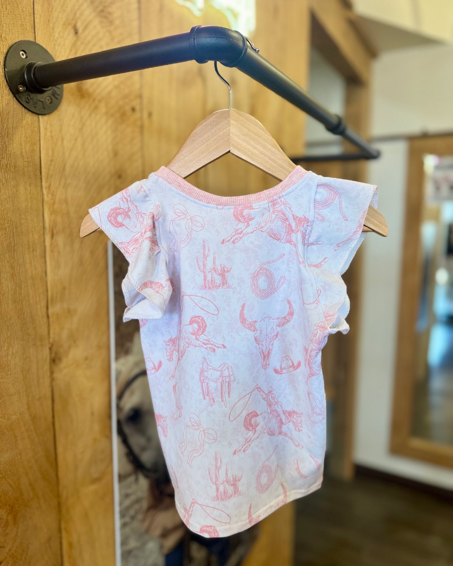 Little Foxes: Pink Western Tank