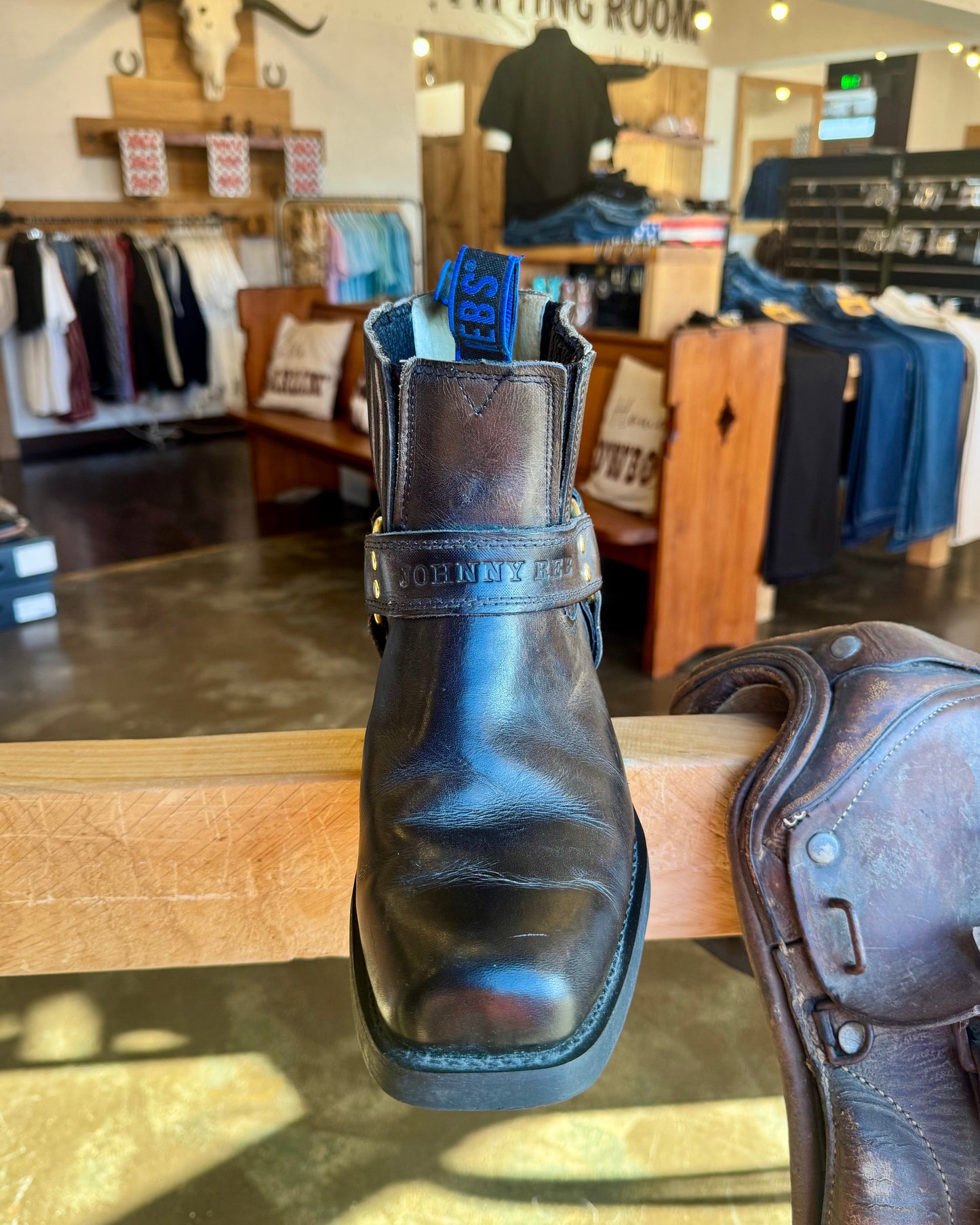 Johnny Reb Men's Classic Short Boots - Texas Western New Zealand