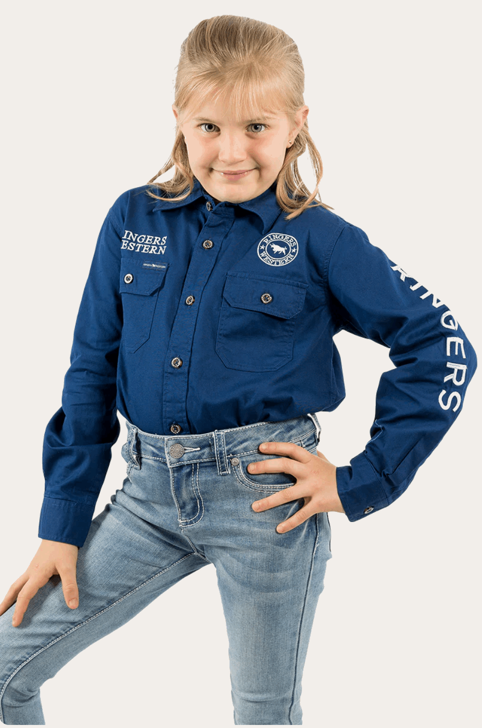 Ringers Western: Kids/Youth Jackaroo Shirt