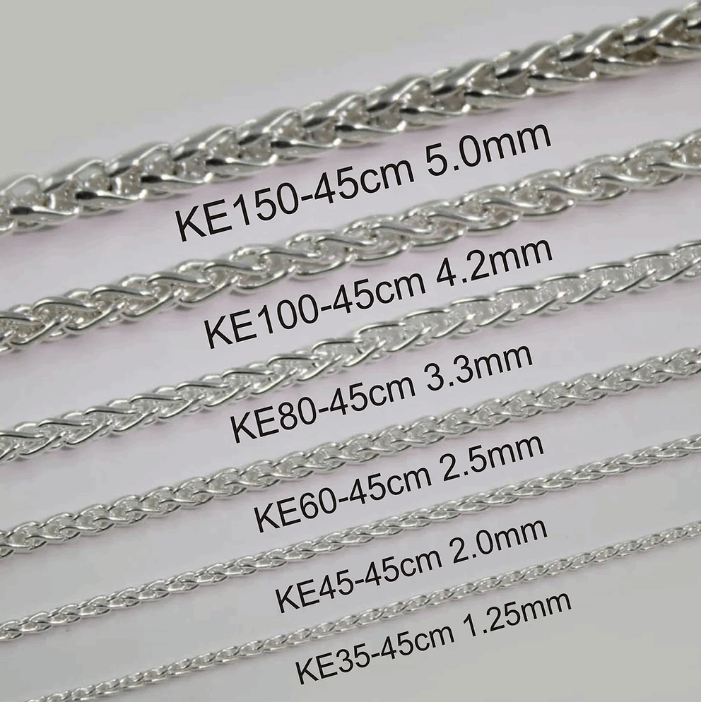 KWL: Sterling Silver Chain - KE45