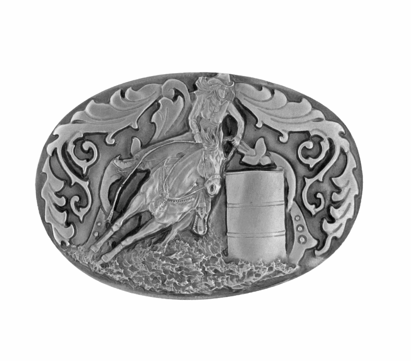 Barrel Racer Belt Buckle