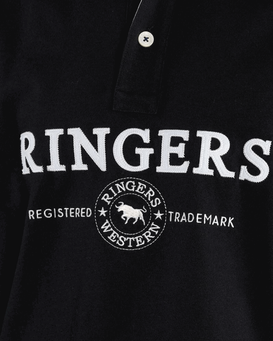 Ringers Western: Burton Rugby Jersey - BLACK