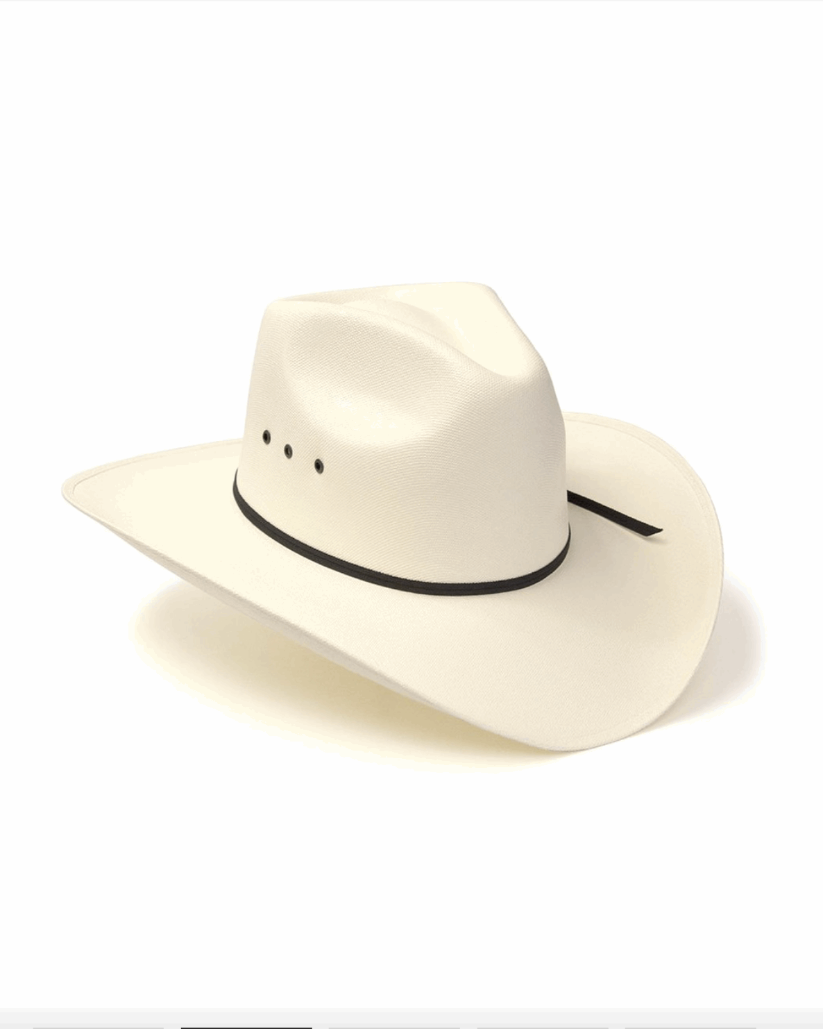 Natural Straw Pinch Front Hat