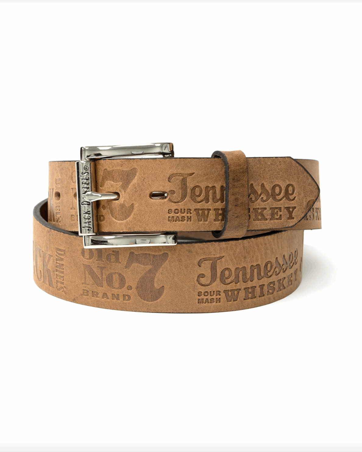 Brown Jack Daniels Leather Belt