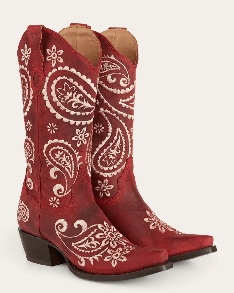 Ringers Western: Ladies Olivia Boot - RED