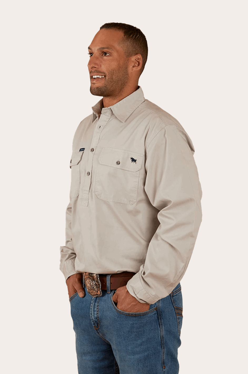 Ringers Western: Mens King River Work Shirt