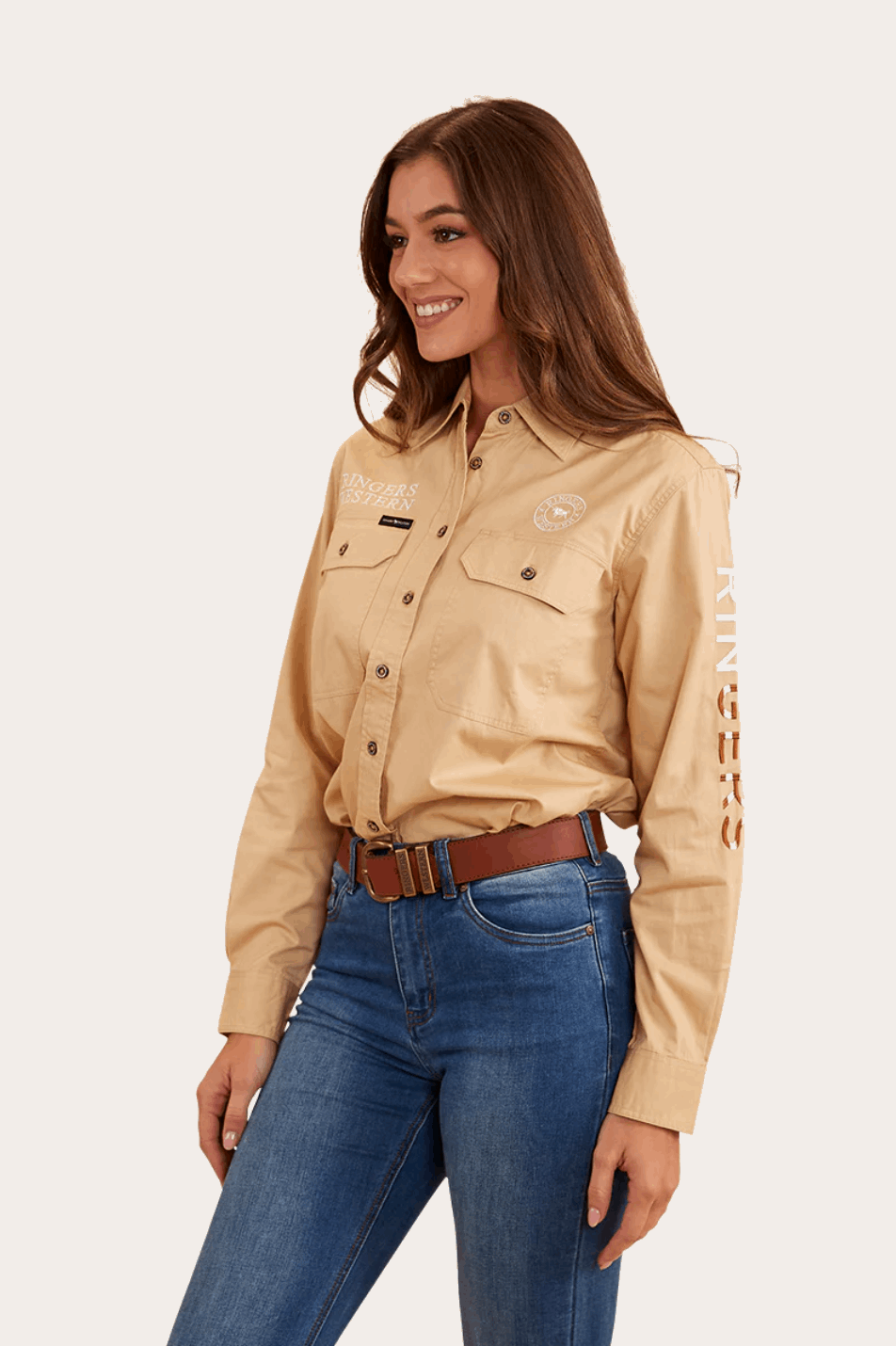 Ringers Western: Ladies Jillaroo - Dark Sand