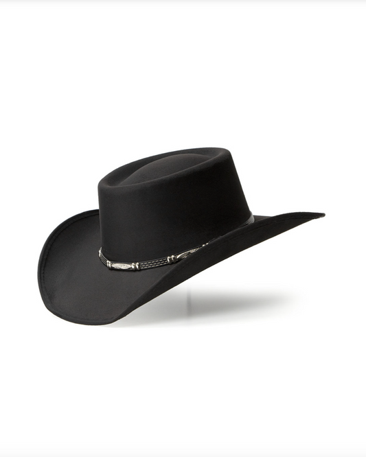 Suede Finish Gambler Cowboy Hat