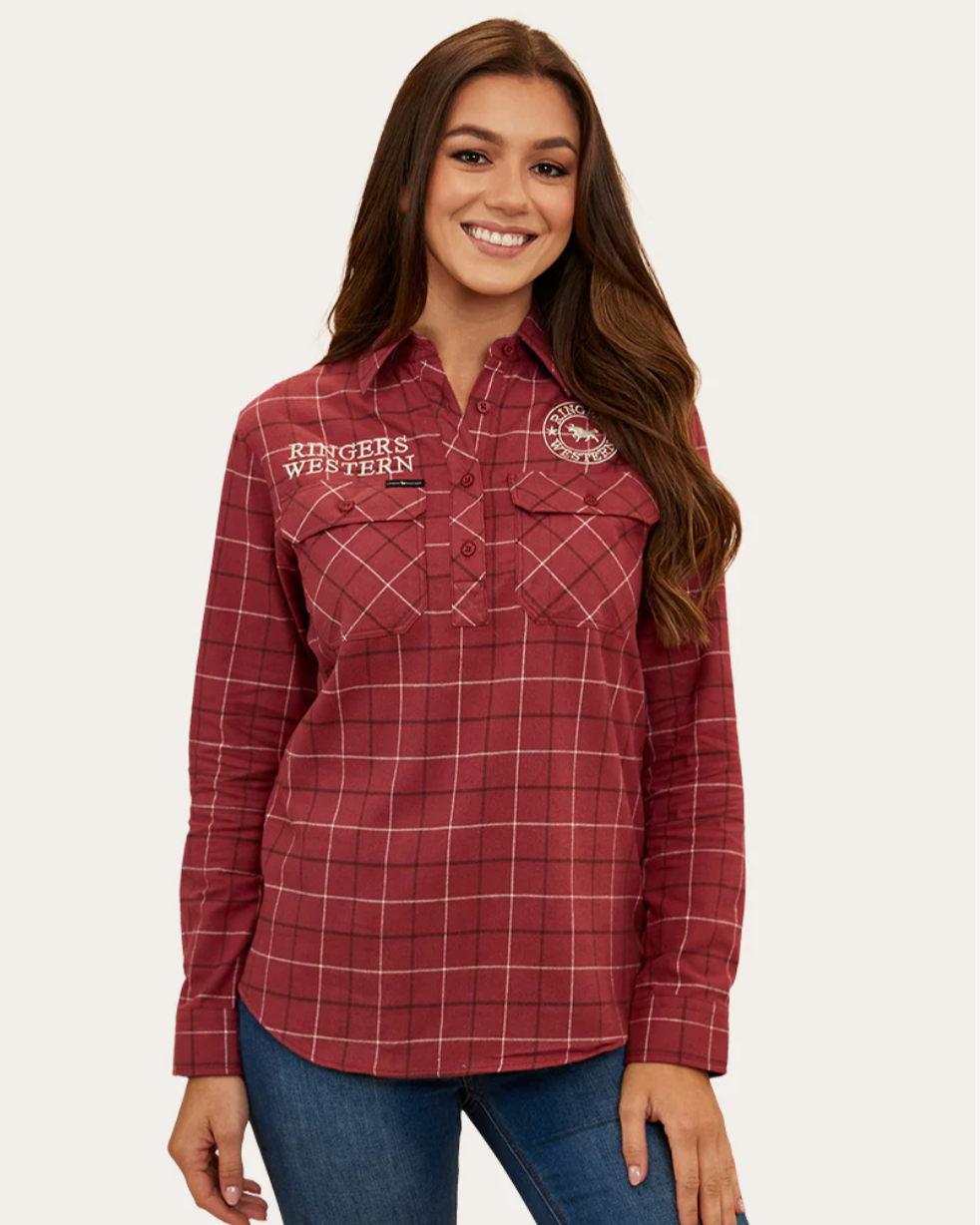 Ringers Western: Ladies Delaney Flannel