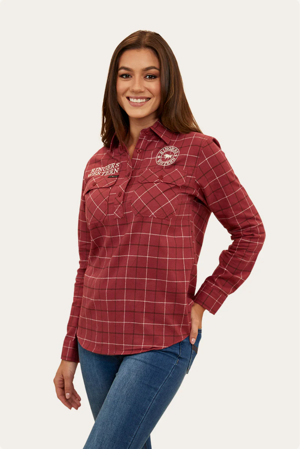 Ringers Western: Ladies Delaney Flannel