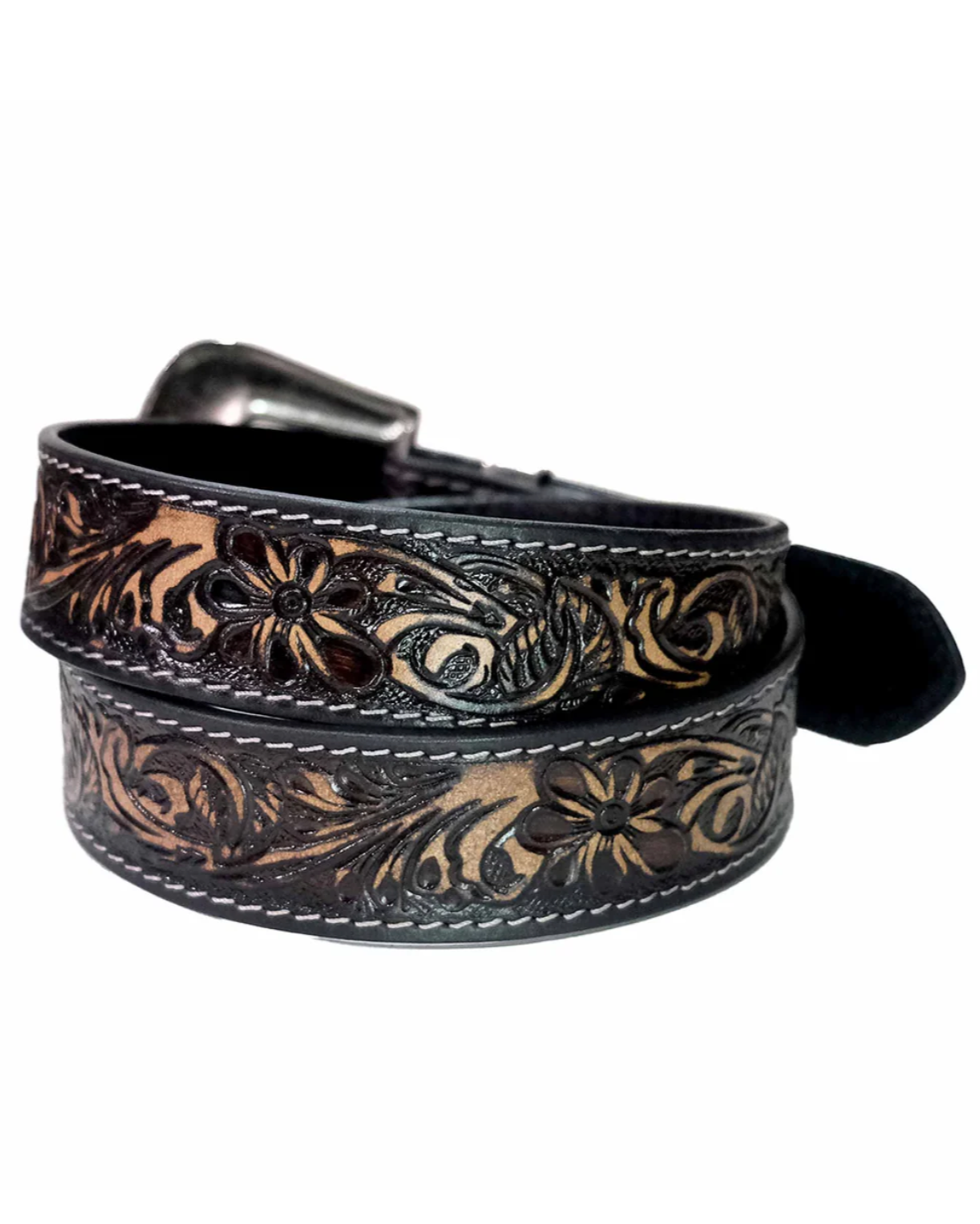 Outback King: Midnight Floral Belt