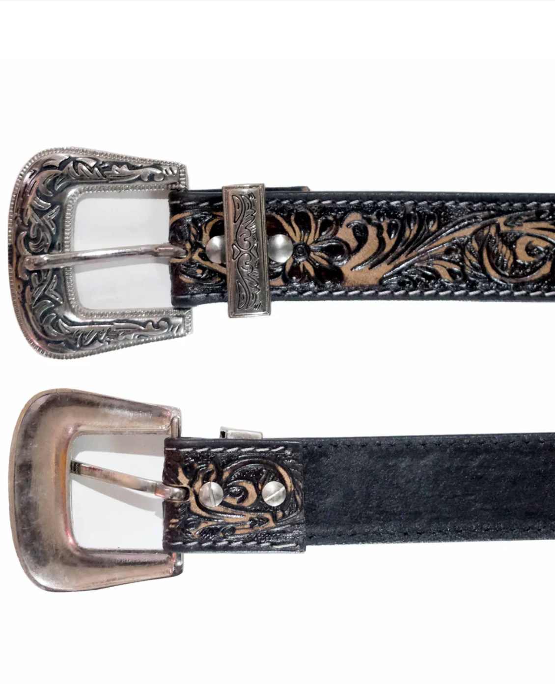 Outback King: Midnight Floral Belt