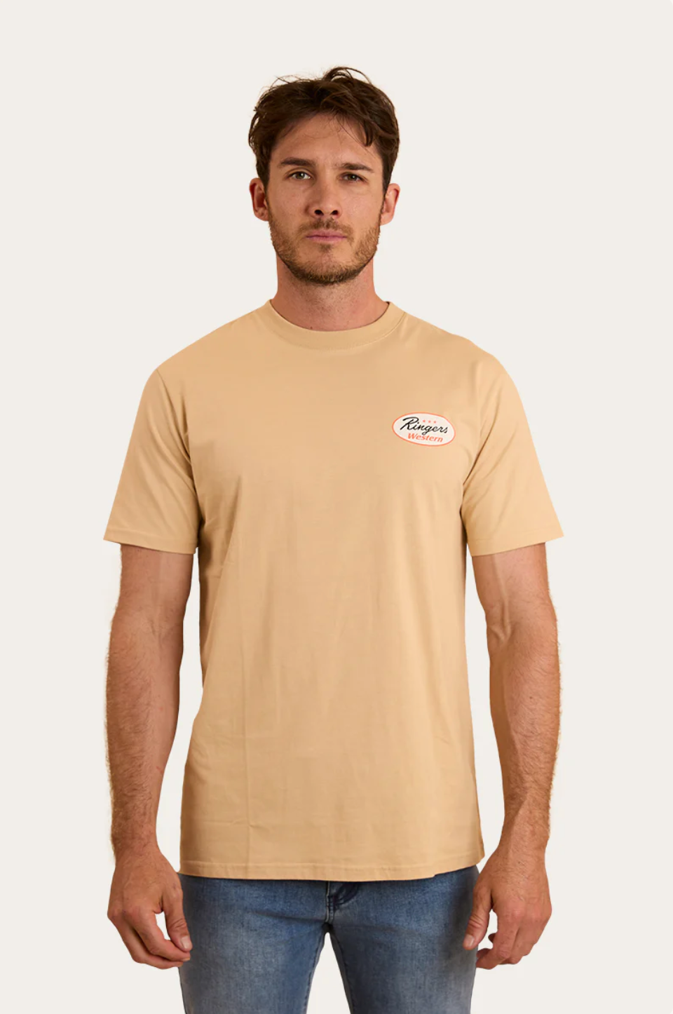 Ringers Western: Unisex Up North Tee - Sand