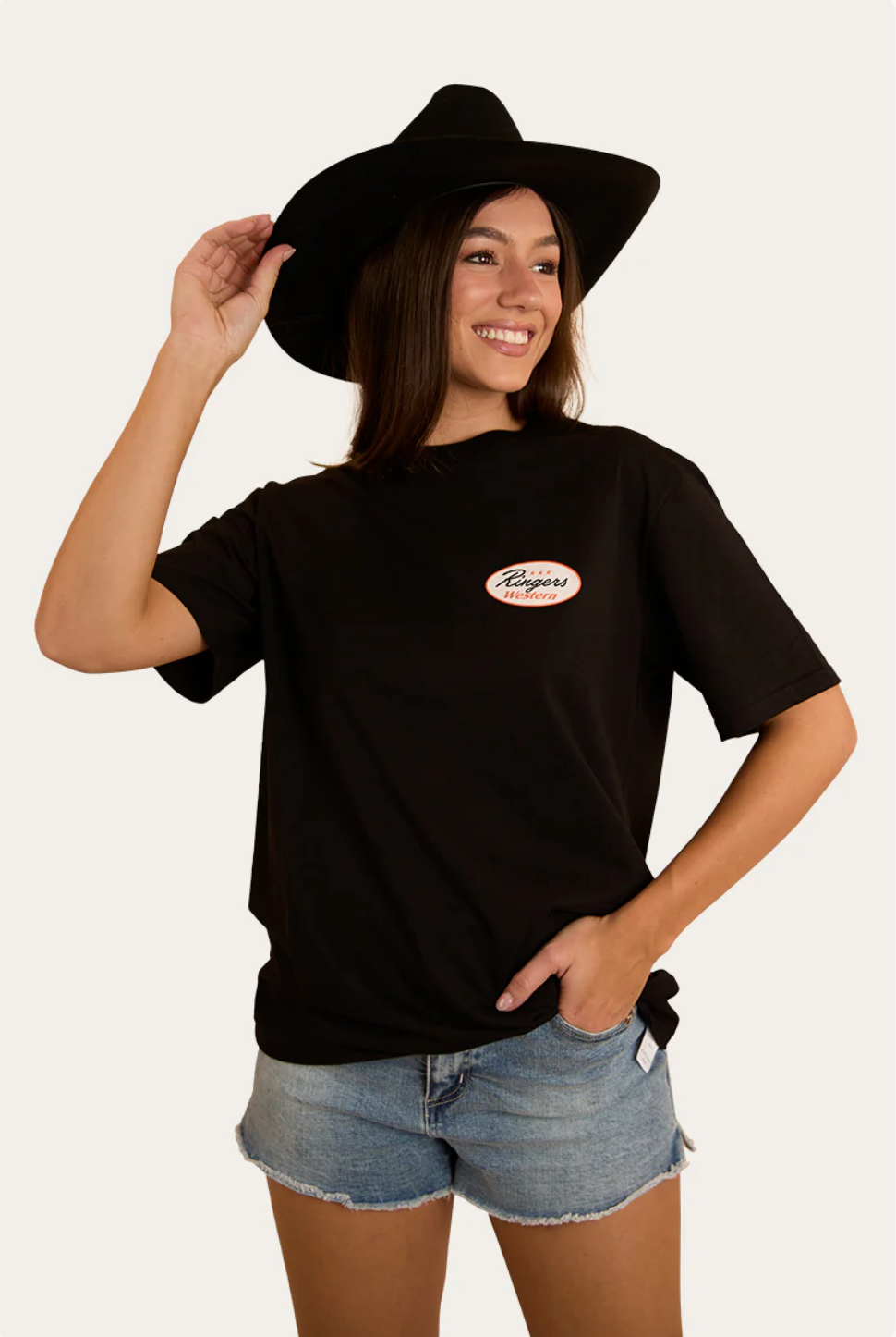 Ringers Western: Unisex Up North Tee - Black