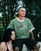 Billy Bones Club: Classic Ringer Tee - Sage/Camo