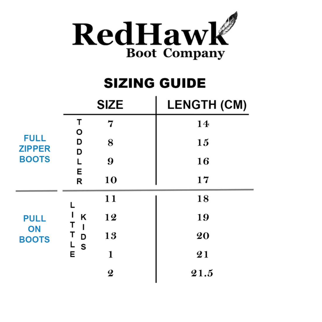 Red Hawk: Kids Black/Brown Cowboy Boots