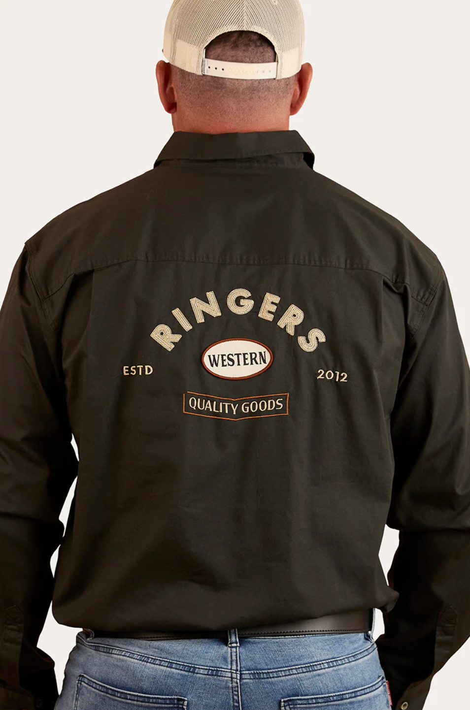 Ringers Western: Mens Condor 1/2 Button Work Shirt