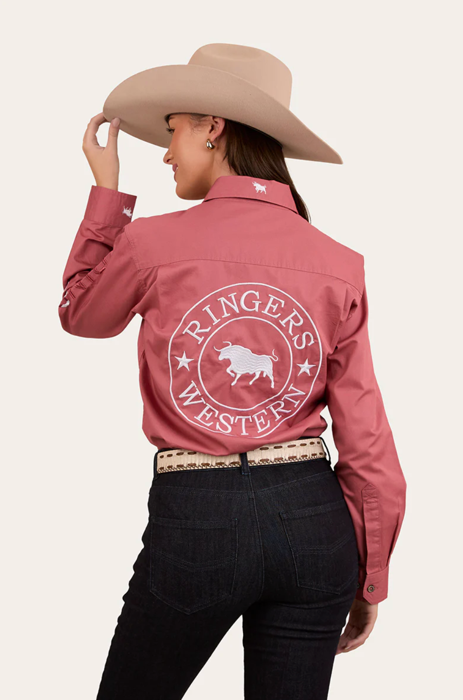 Ringers Western: Womans Barrel Racer Work Shirt