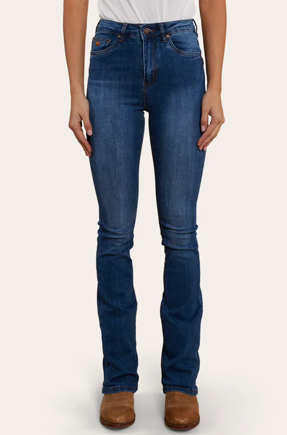 Ringers Western: Penny Rodeo Bootcut Jean - Vintage Blue