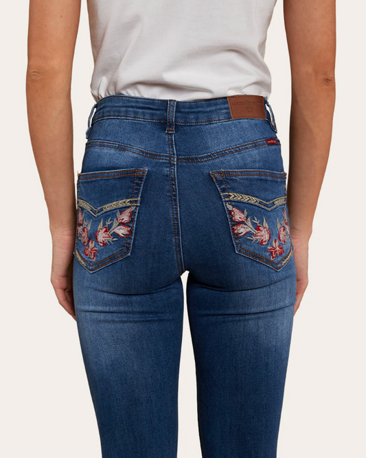 Ringers Western: Penny Rodeo Bootcut Jean - Vintage Blue