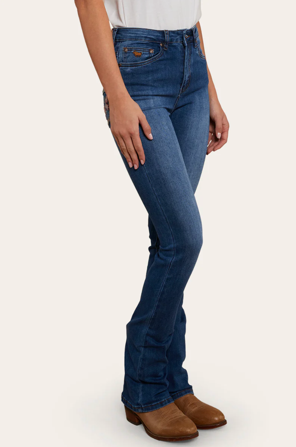 Ringers Western: Penny Rodeo Bootcut Jean - Vintage Blue