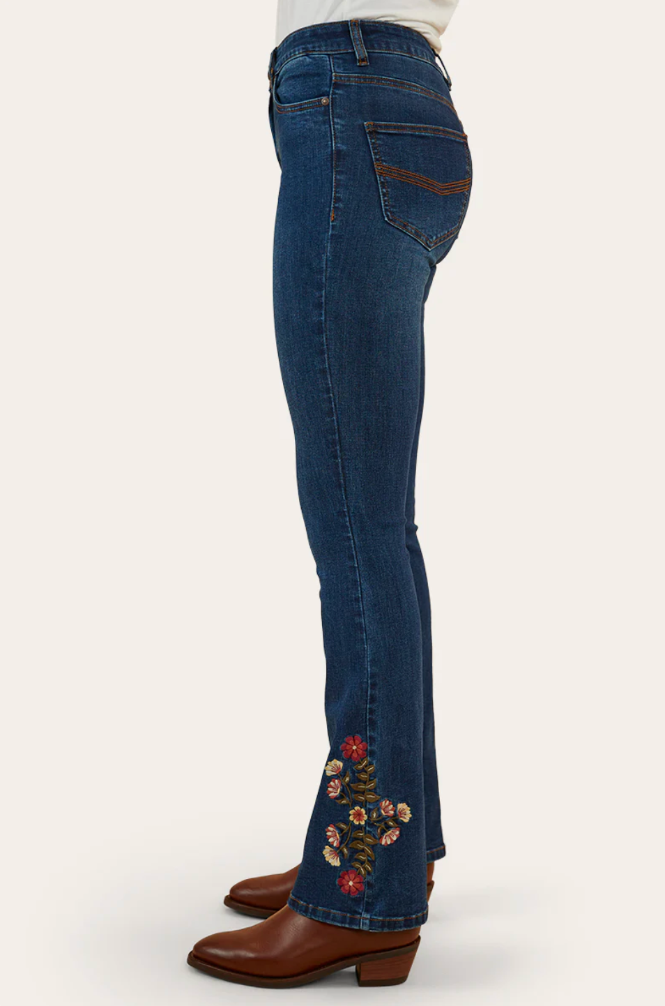 Ringers Western: Penny Rodeo Bootleg Jean - Classic Blue
