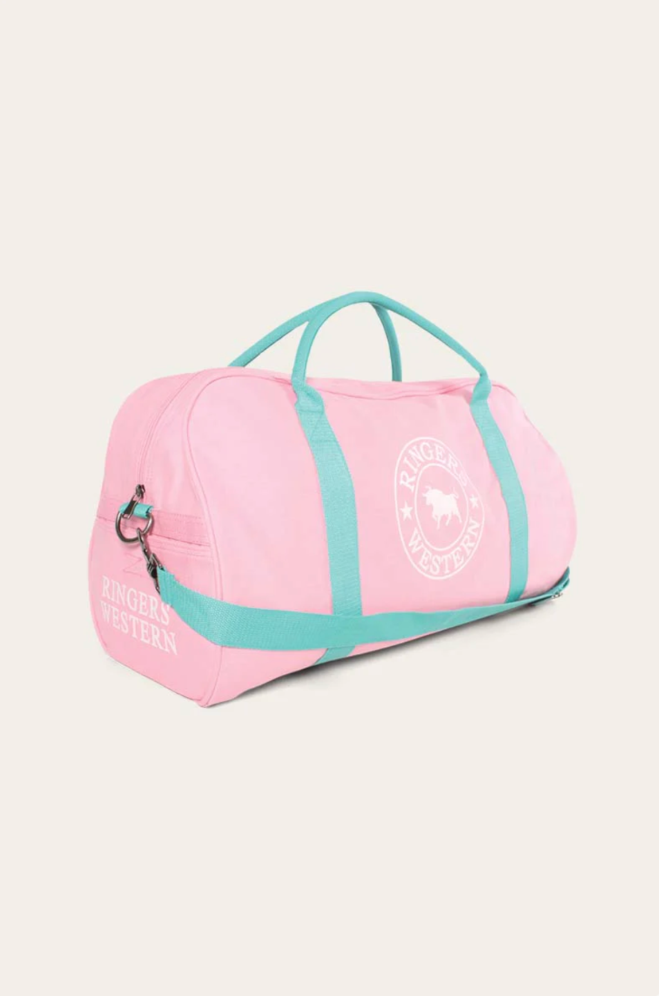 Ringers Western: Gundagai Duffle Bag - Pink & Mint