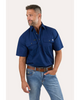 Ringers Western: Mens Pack Saddle Short Sleeve Work Shirt