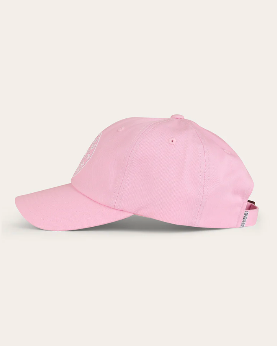 Ringers Western: Womans Pink Signature Bull Baseball Cap with white embroidery - Texas Western New Zealand
