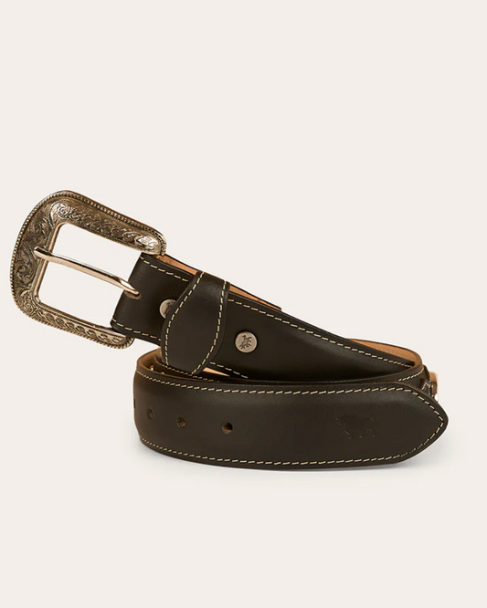 Ringers Western: Cattleman Leather Belt