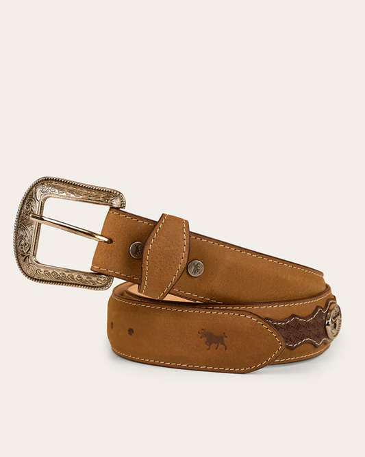 Ringers Western: Cattleman Leather Belt - Brown