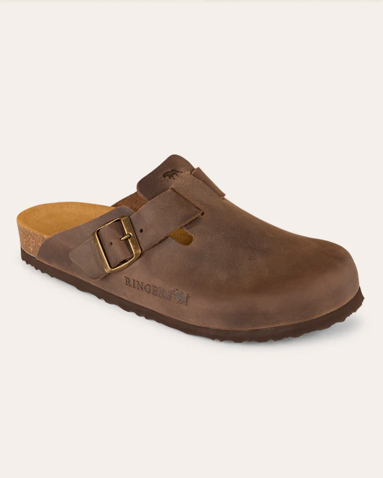 Ringers Western Byron - Leather Cork Clog - Tobacco/Brown