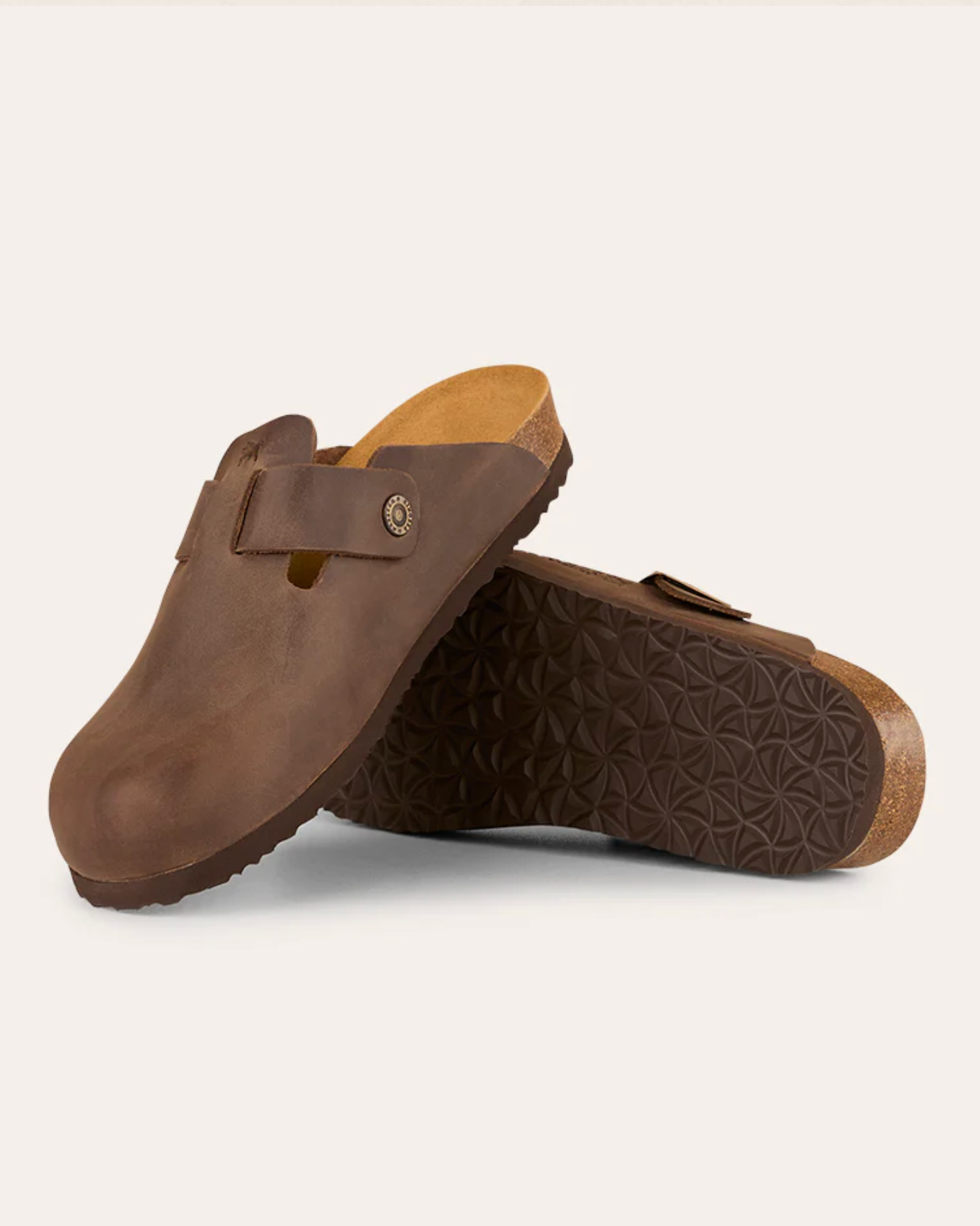 Ringers Western Byron - Leather Cork Clog - Tobacco/Brown