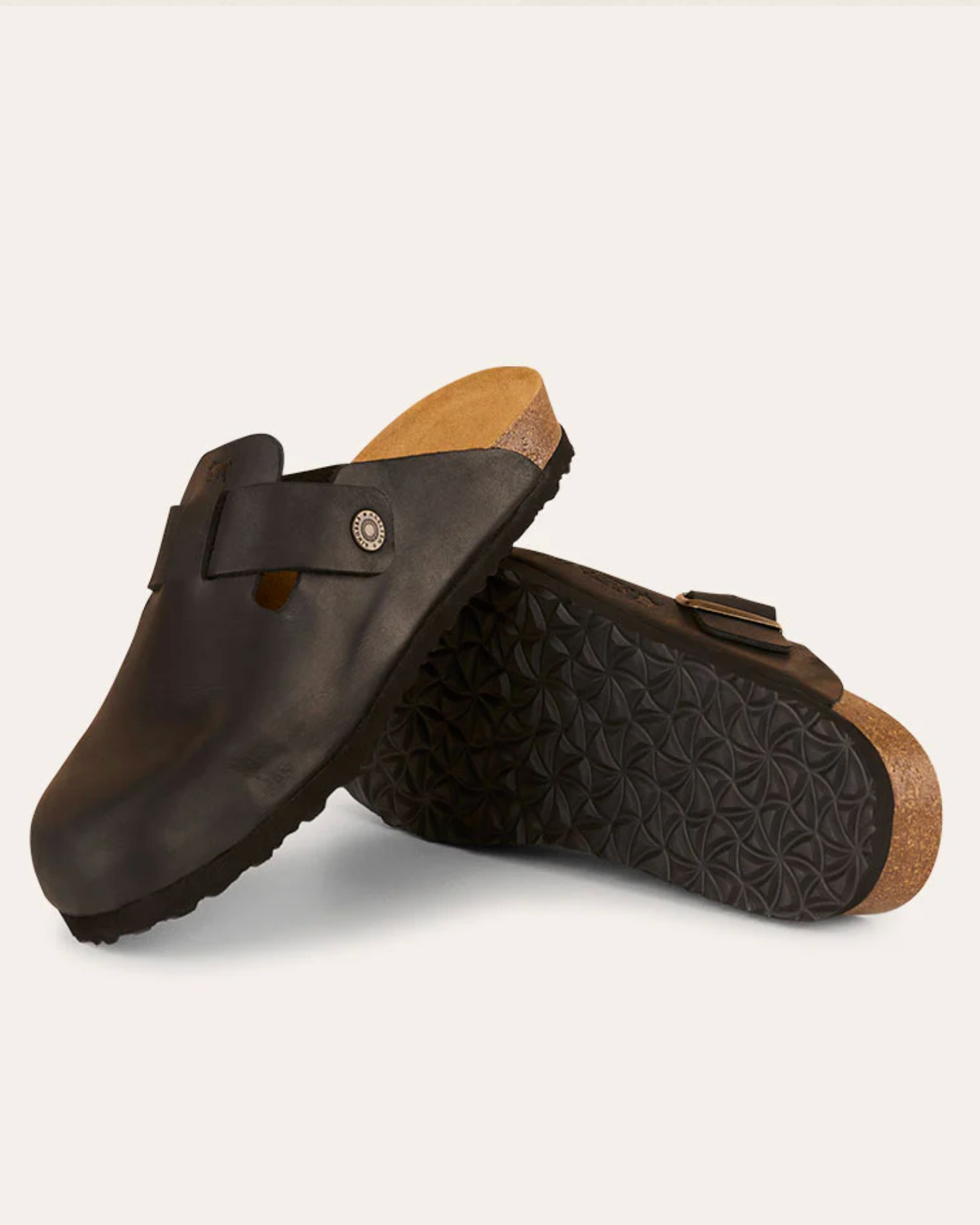 Ringers Western Byron Leather Cork Clog - Black