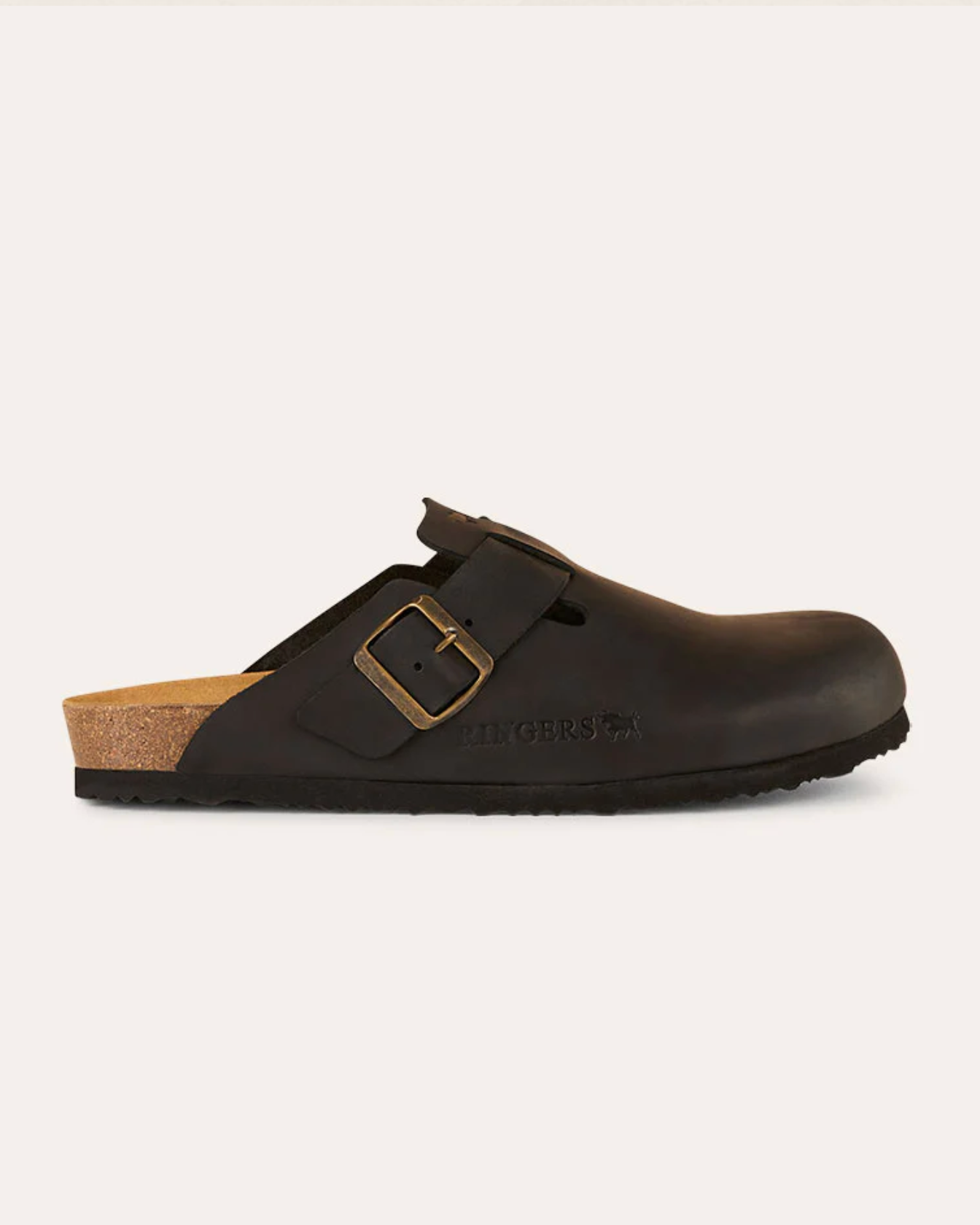 Ringers Western Byron Leather Cork Clog - Black