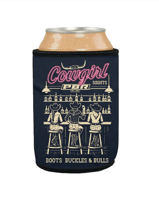 PBR Stubby Cooler - Cowgirl Nights