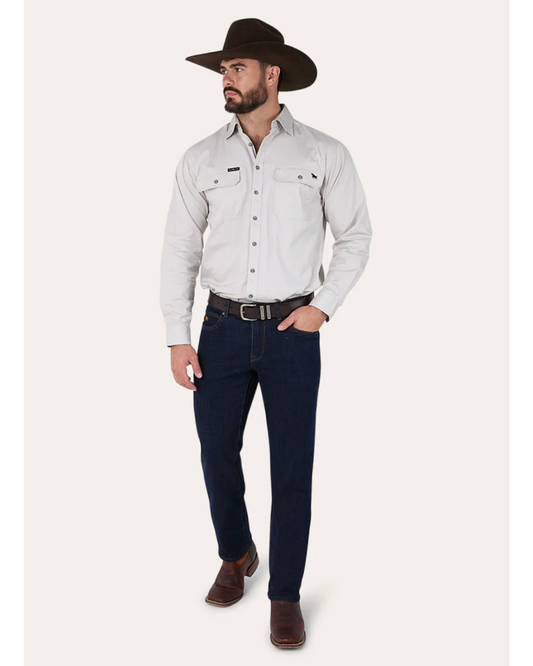 Ringers Western: Mens Mitchell Straight Leg Jeans in Dark Blue - Texas Western New Zealand