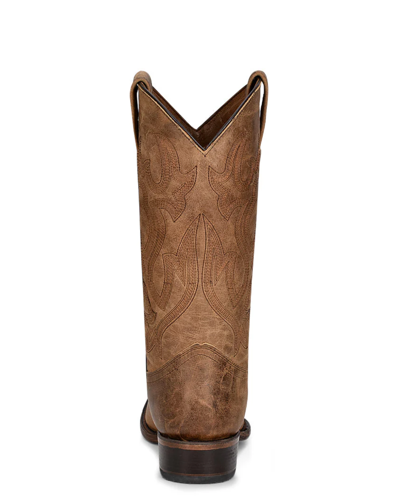 Circle G: Men's Embroidery Round Toe Leather Cowboy Boots in the colour tan with western embroidery - Texas Western New Zealand