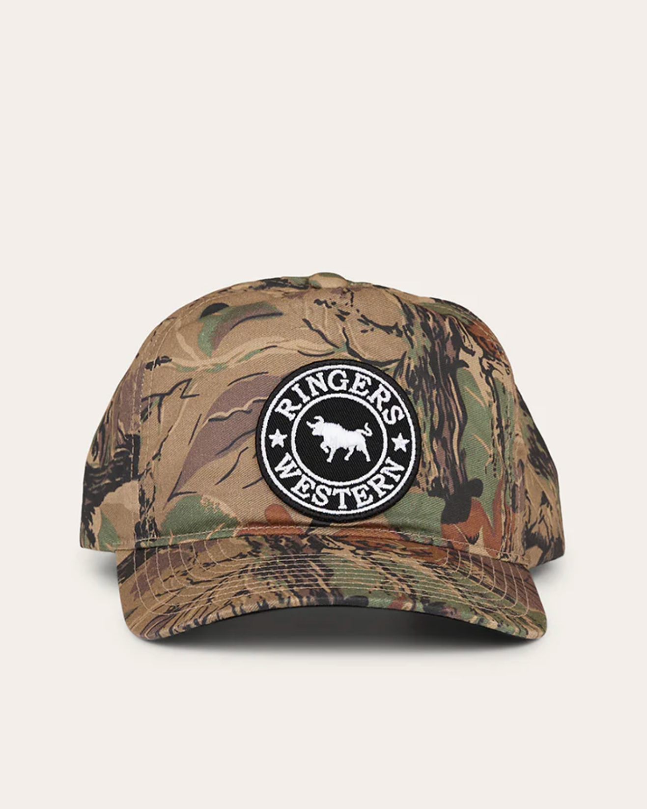 Ringers Western: Signature Bull Blackwater Baseball Cap in Camo - Texas Western New Zealand