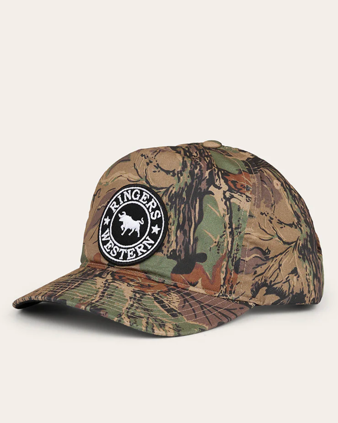 Ringers Western: Signature Bull Blackwater Baseball Cap in Camo - Texas Western New Zealand