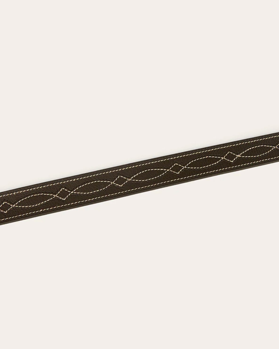 Ringers Western: Crossover Leather Belt in Black with western stitching - Texas Western New Zealand