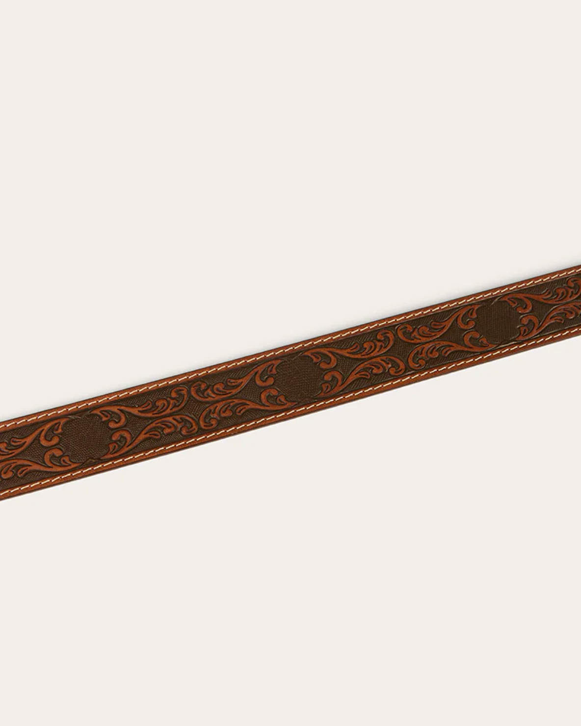 Ringers Western: Eldorado Leather Belt with Western Stitching - Texas Western New Zealand