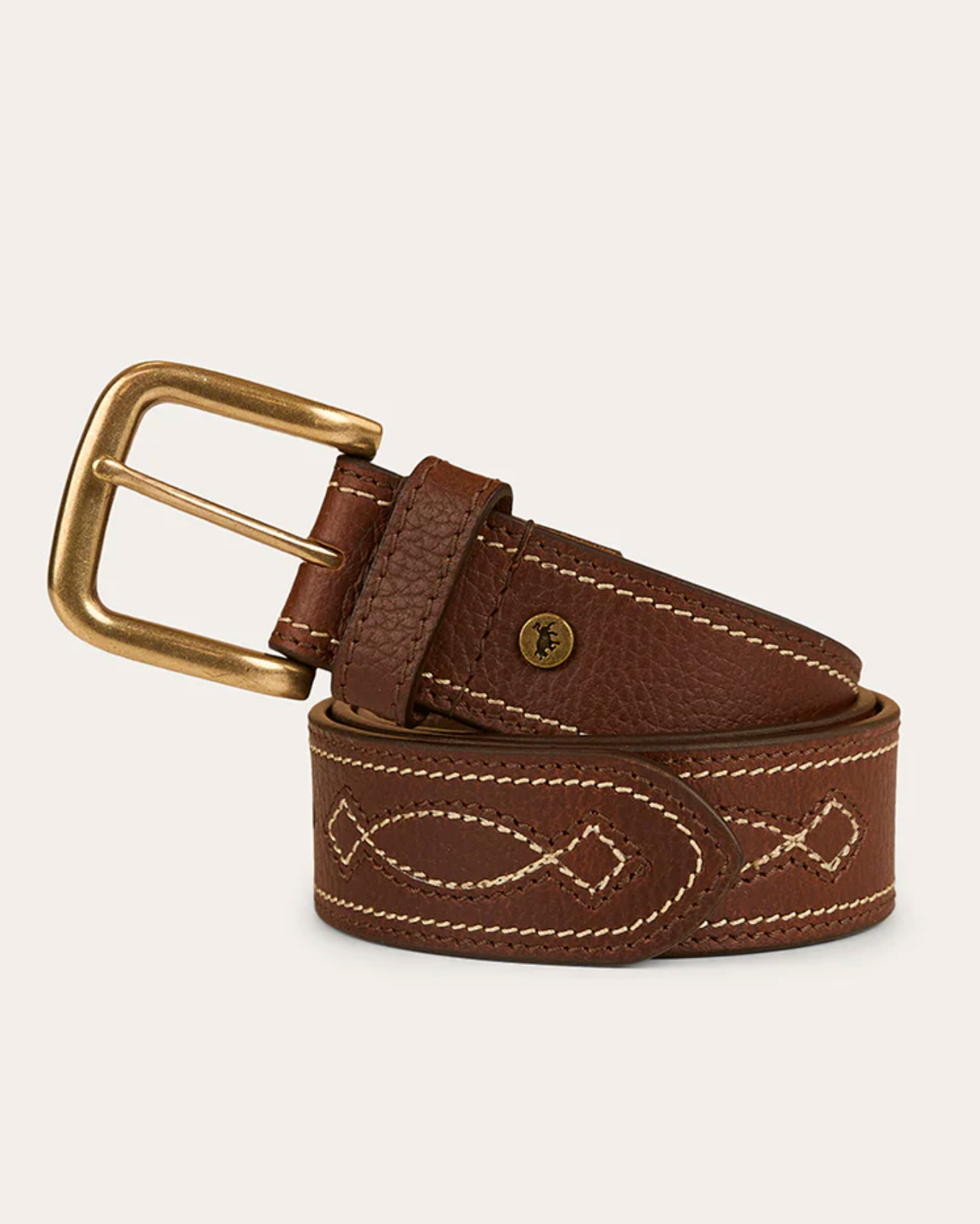 Ringers Western Crossover Leather Belt - Texas Western New Zealand