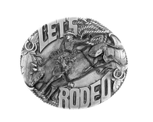 Let's Rodeo Belt Buckle