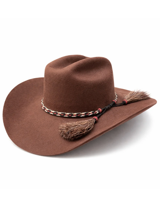 Outback King: Chocolate Cattleman Merino Wool Felt Cowboy Hat - Texas Western New Zealand