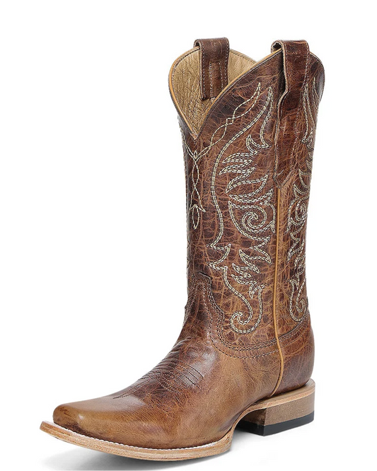 Circle G Embroidery Square Toe | Brown
The Circle G Embroidery Square Toe Cowboy Boots - Texas Western New Zealand