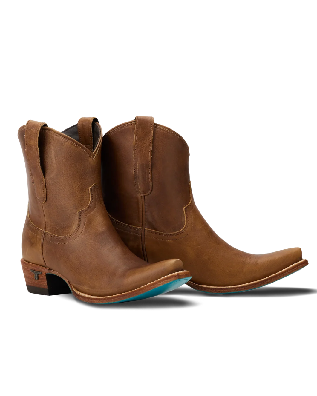 Lane Boots: Emma Jane  Leather Cowboy Booties in the colour Desert Clay - Texas Western New Zealand