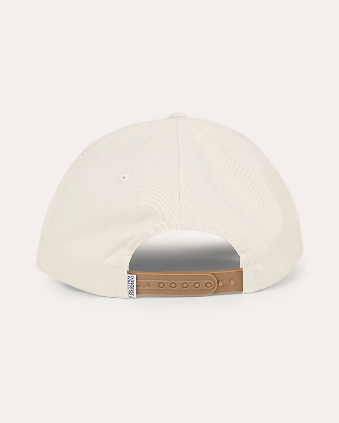 Ringers Western: The Original Roadhouse Cap in the colour Bone/Brown featuring an embroidery patch on the front - Texas Western Apparel