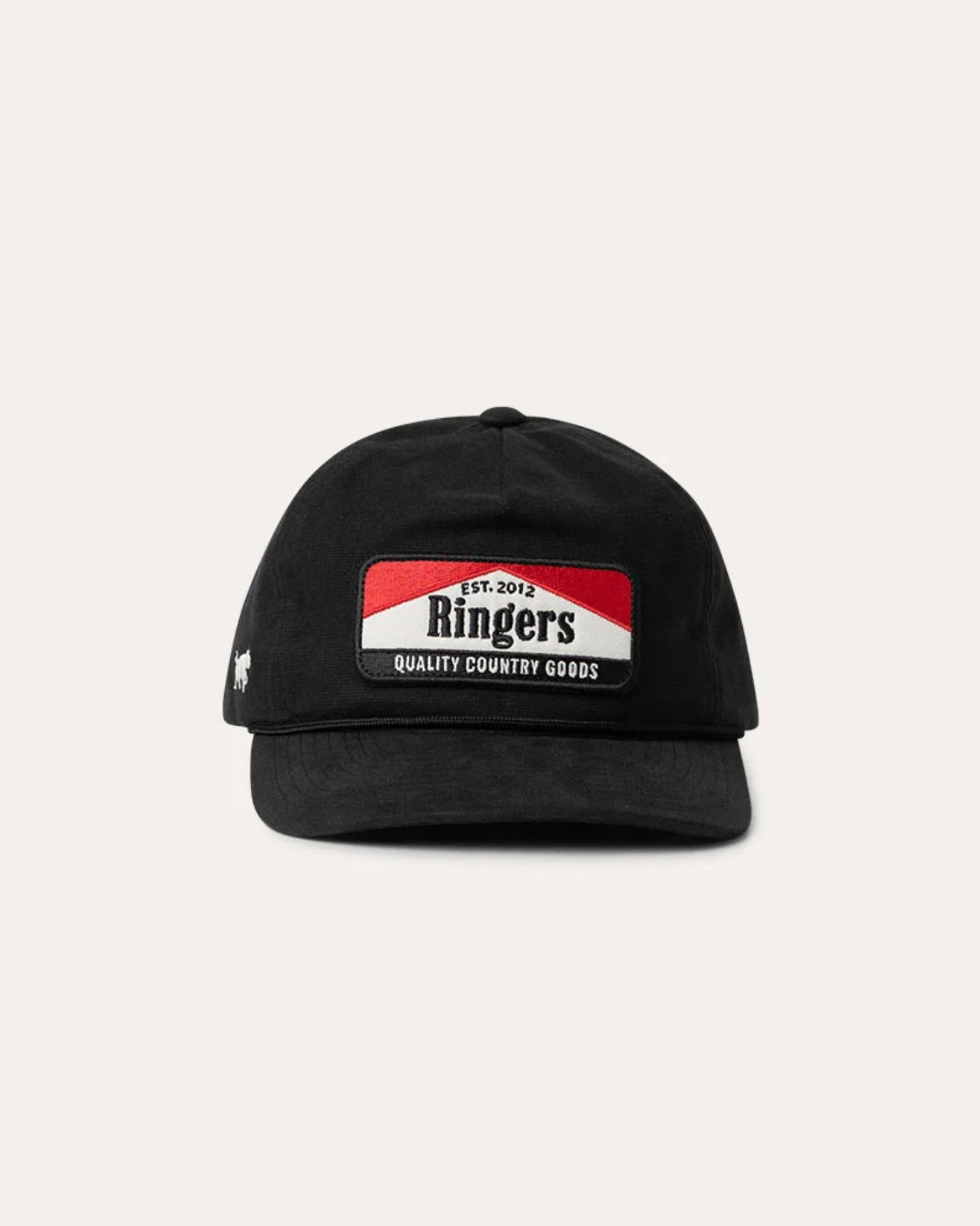 Ringers Western: Rangers Roadhouse Cap in BLACK. 100% Cotton. Texas Western Apparel New Zealand