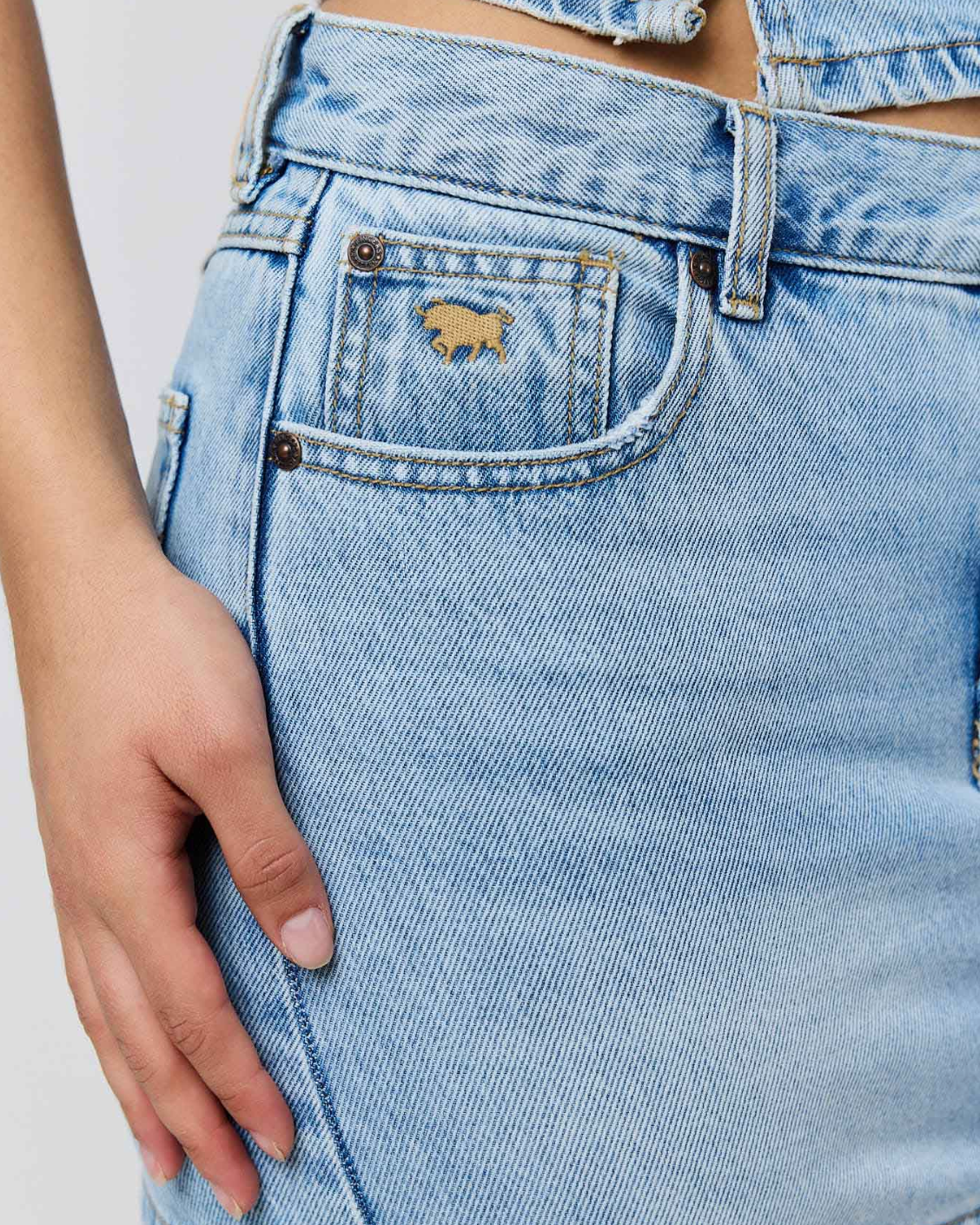 Ringers Western: Woman's denim mini skirt - Texas Western Apparel New Zealand